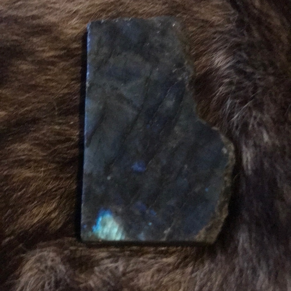 Labradorite slice